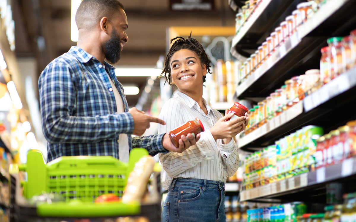 Grocery Shopping is Easy with Several Stores Nearby